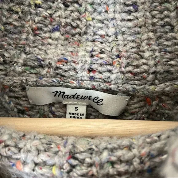 Madewell colorfleck ribbed turtleneck sweater - Picture 7 of 8